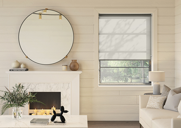 Anthology, Macaroon Cream - Motorised Roller Blind - Image 3